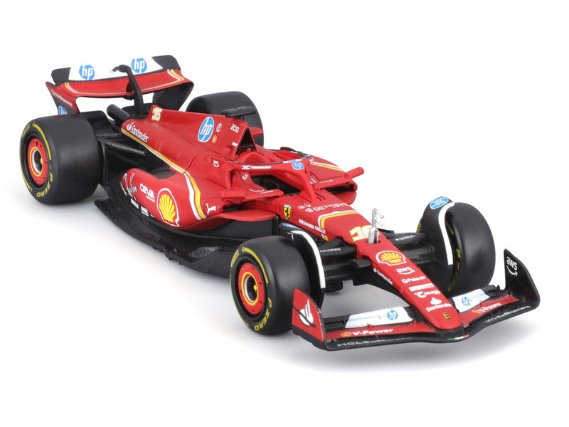 Modellino Ferrari, Charles Leclerc, SF-24, bburago, rosso 🔥
