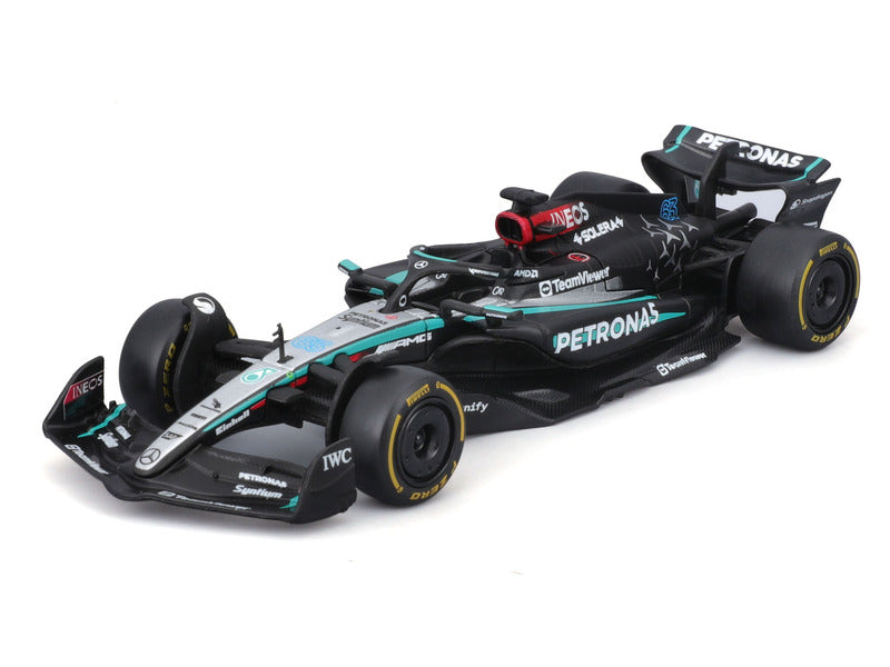 Mercedes modellino d'auto, bburago, George Russell, #63, 1:43, F1W15
