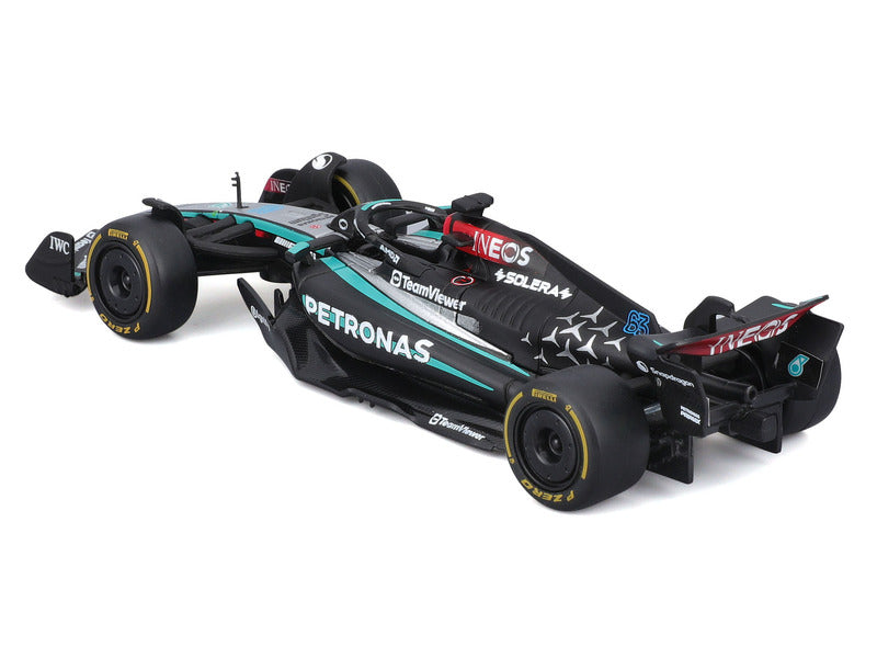 Mercedes modellino d'auto, bburago, George Russell, #63, 1:43, F1W15