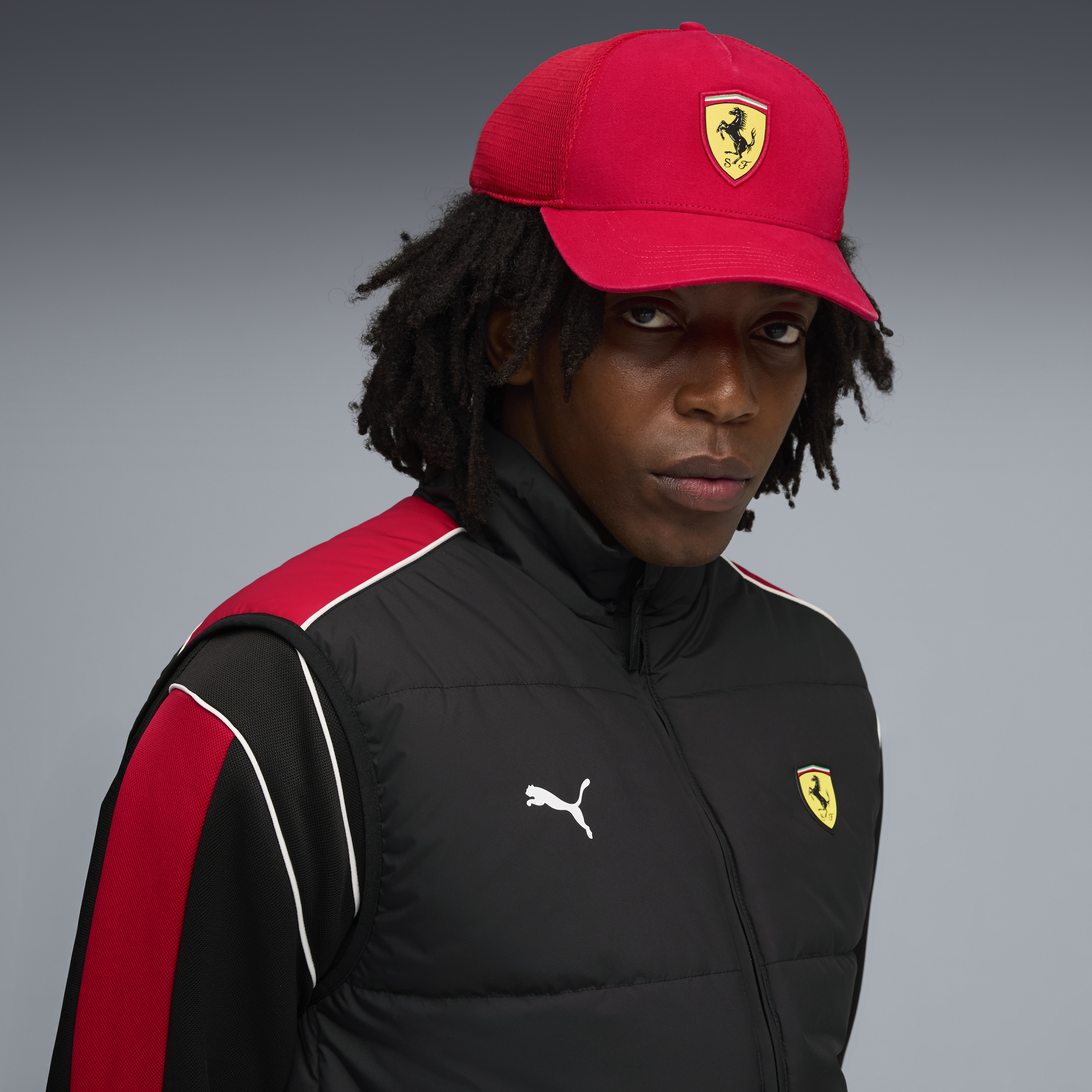 Cappellino da camionista Ferrari, Puma, rosso 🔥