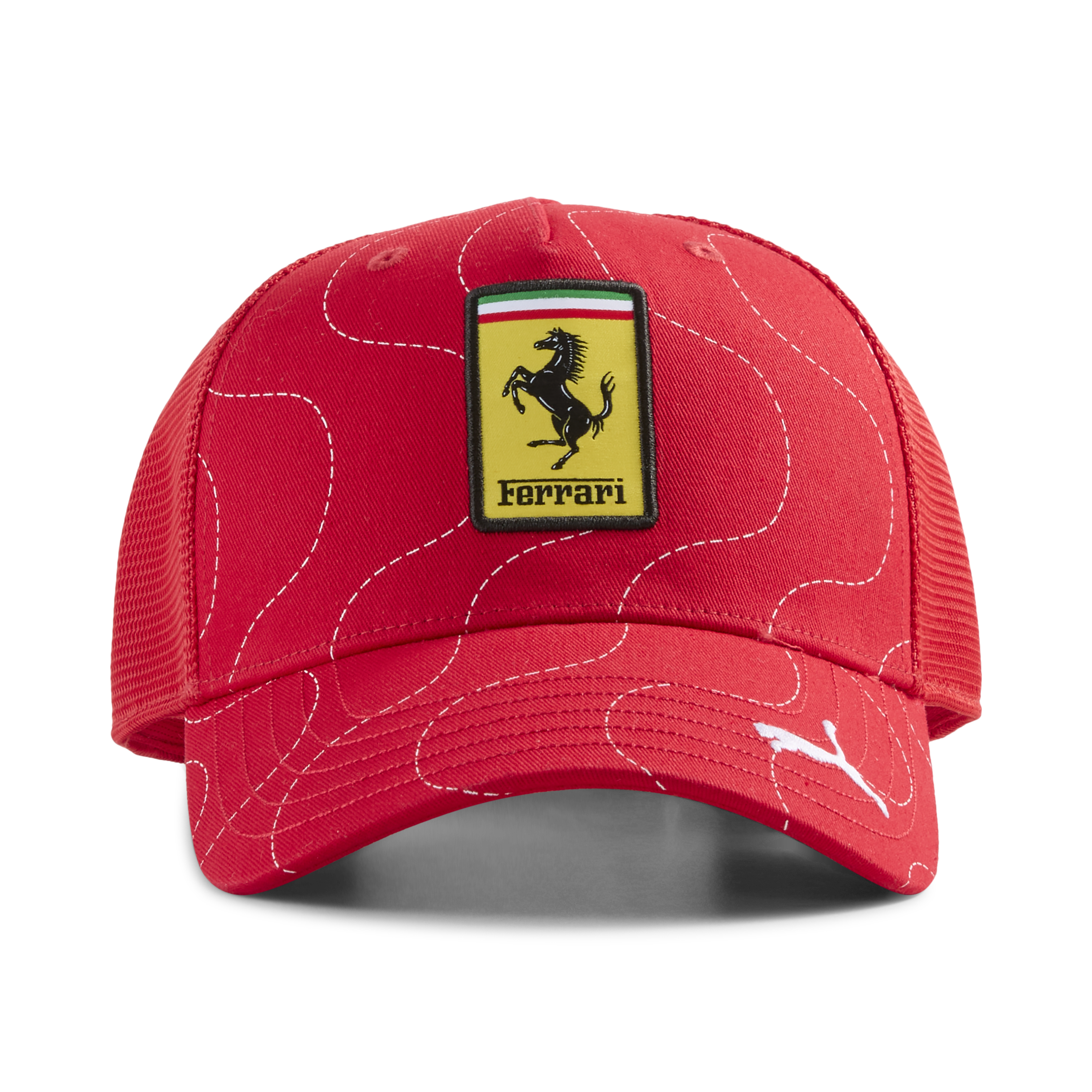 Cappellino da camionista Ferrari, edizione speciale Monza, rosso 🔥