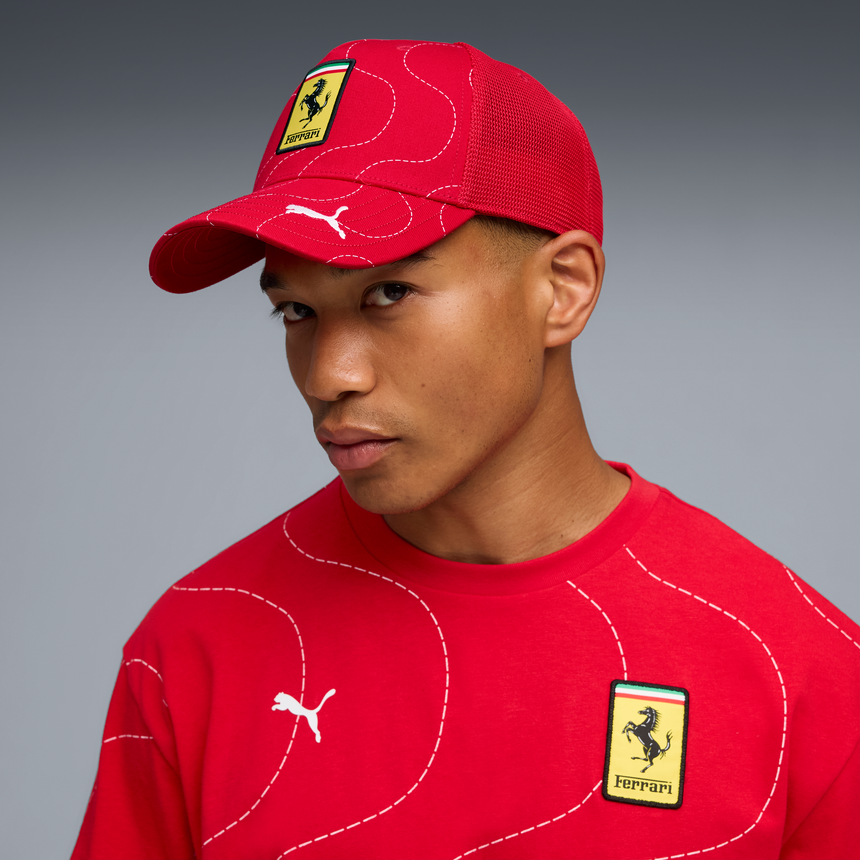 Cappellino da camionista Ferrari, edizione speciale Monza, rosso 🔥