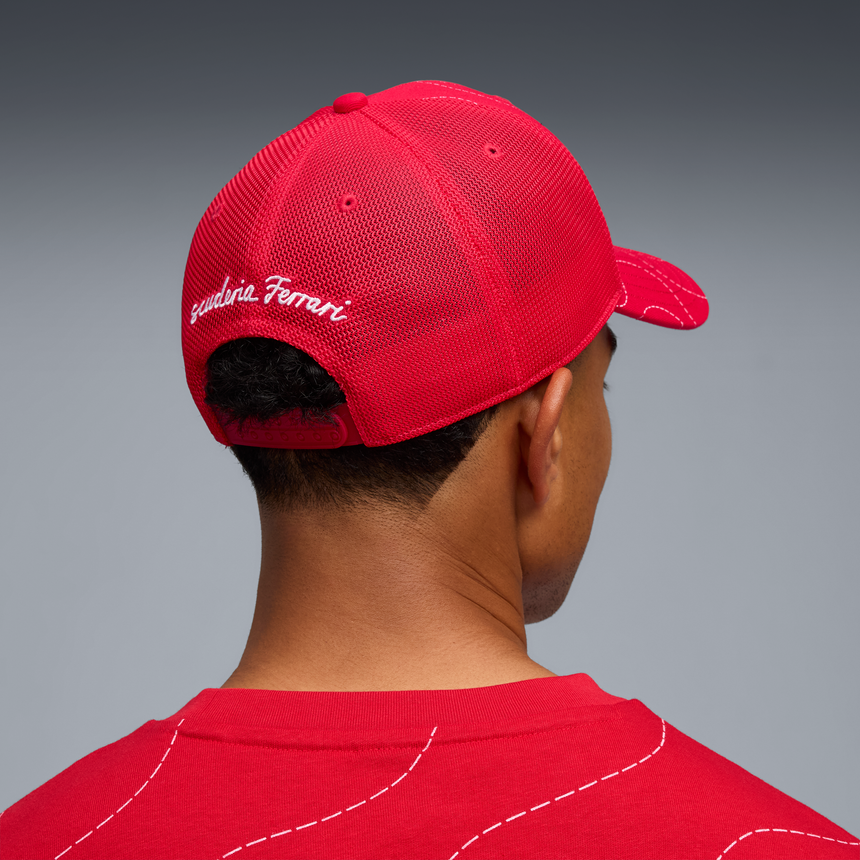 Cappellino da camionista Ferrari, edizione speciale Monza, rosso 🔥