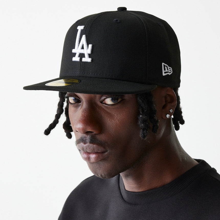 Cappellino Los Angeles Dodgers, New Era, 59FIFTY, Basic, nero