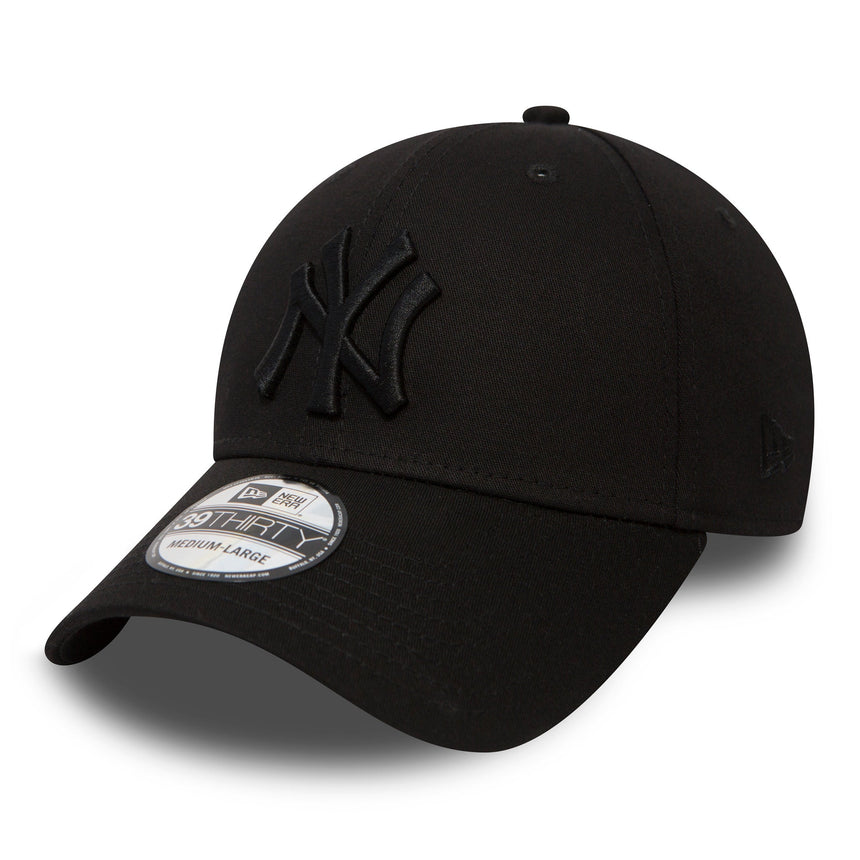 Cappellino New York Yankees, New Era, 39THIRTY, Basic, Nero Totale