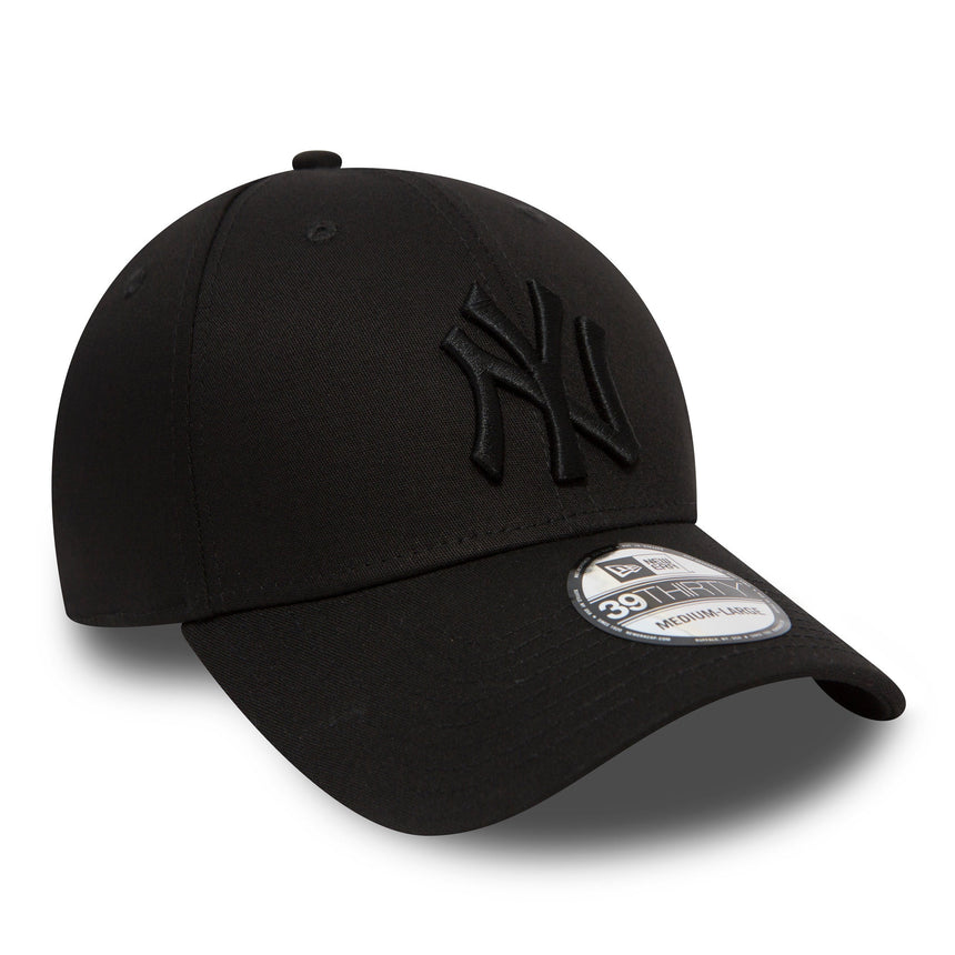 Cappellino New York Yankees, New Era, 39THIRTY, Basic, Nero Totale
