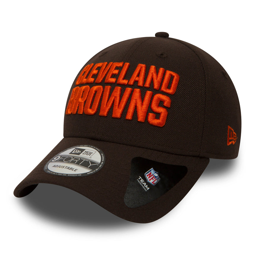 Cappellino da baseball dei Cleveland Browns, 9FORTY, New Era, marrone