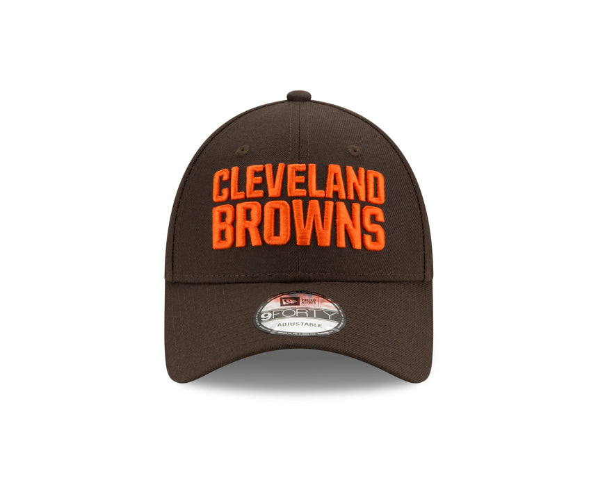 Cappellino da baseball dei Cleveland Browns, 9FORTY, New Era, marrone