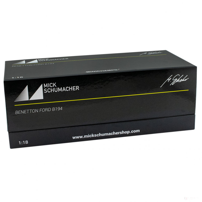 1:18, Mick Schumacher Benetton Ford B194 Demo Run Belgium GP 2017 Modello di automobile - FansBRANDS®