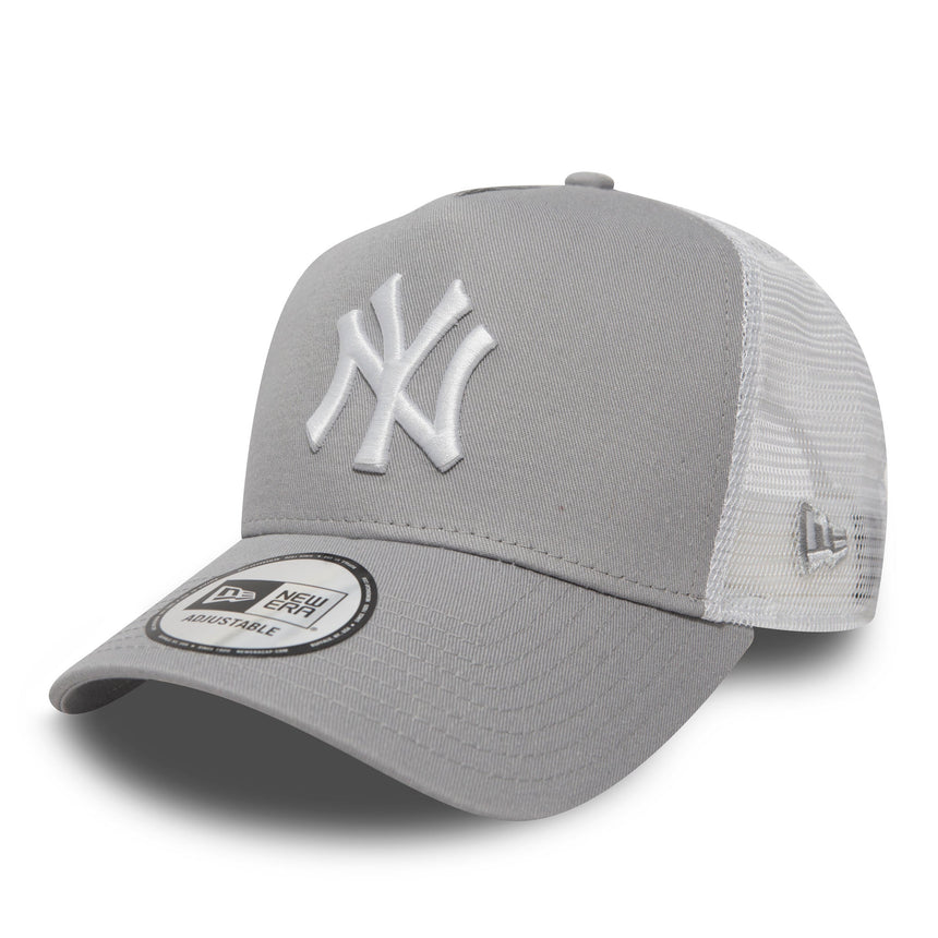 Cappello New York Yankees, New Era, modello trucker, grigio