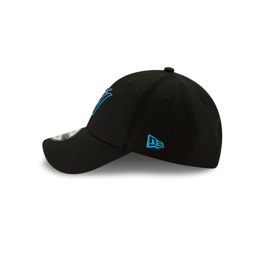 Cappellino Miami Marlins, New Era, 9FORTY, per la squadra, nero