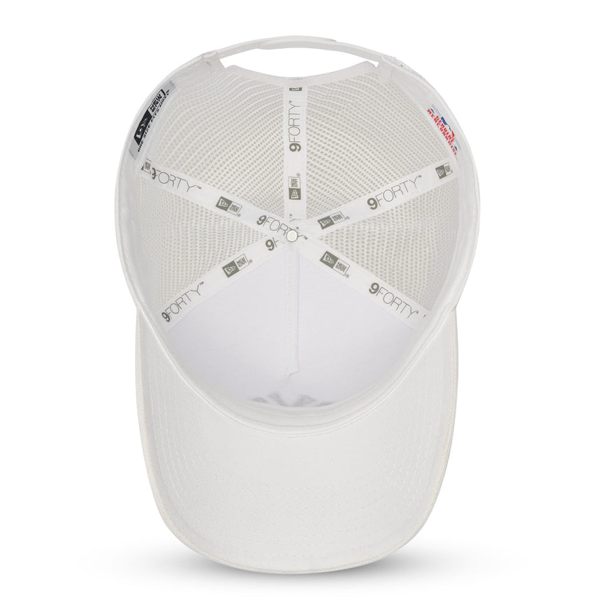 Cappellino New York Yankees, New Era, trucker, essenziale, bianco