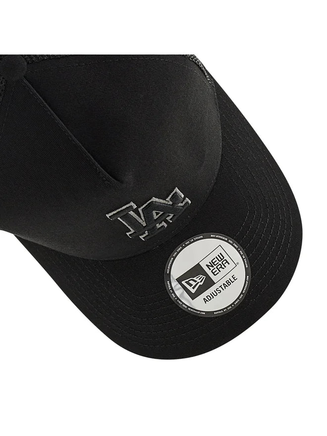 Cappellino da trucker dei Los Angeles Dodgers, New Era, 9FORTY, nero