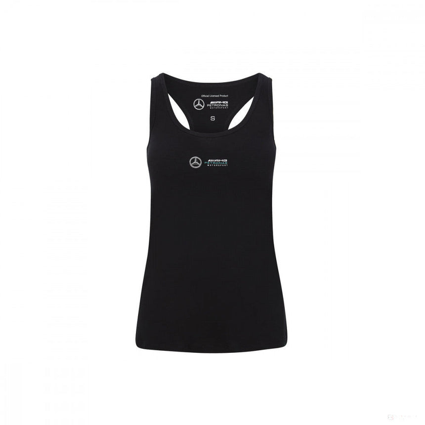 Maglia da donna Mercedes, logo, nero, 2020