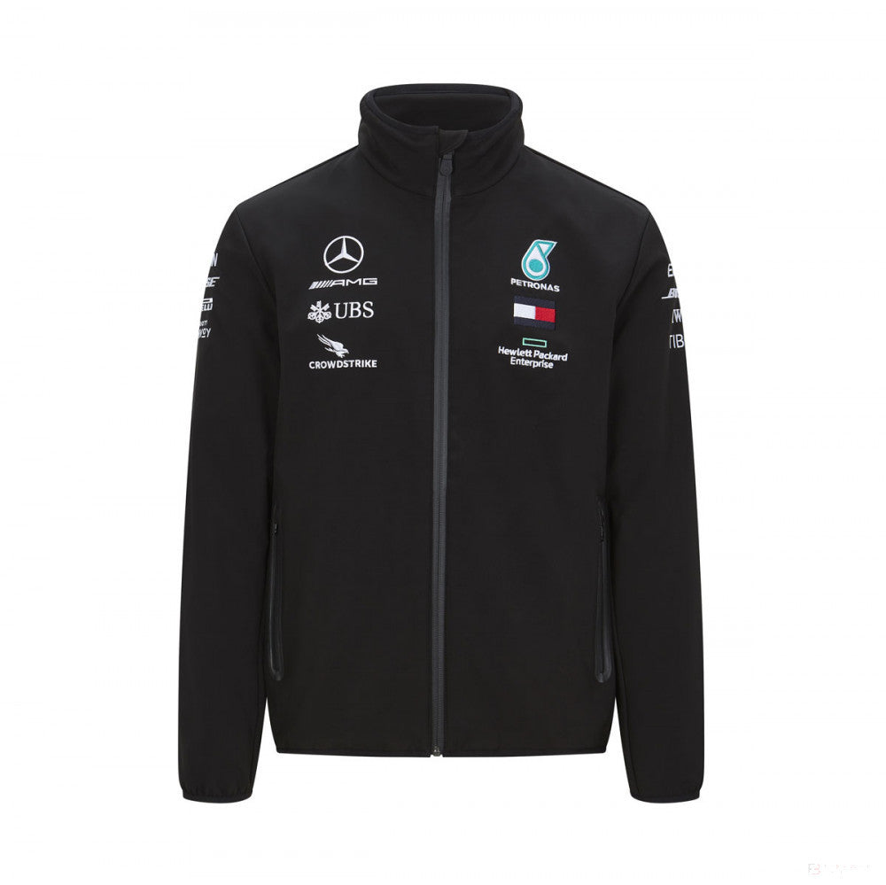 Giacca Softshell Mercedes, Squadra, Nero, 2020