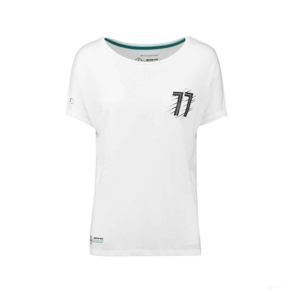 Mercedes Bottas Girocollo Da donna Valtteri 77 Maglietta - FansBRANDS®