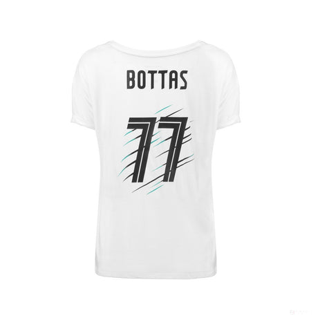 Mercedes Bottas Girocollo Da donna Valtteri 77 Maglietta - FansBRANDS®