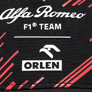 Alfa Romeo Cappello di Baseball, Squadra Adulto, Nero, 2022