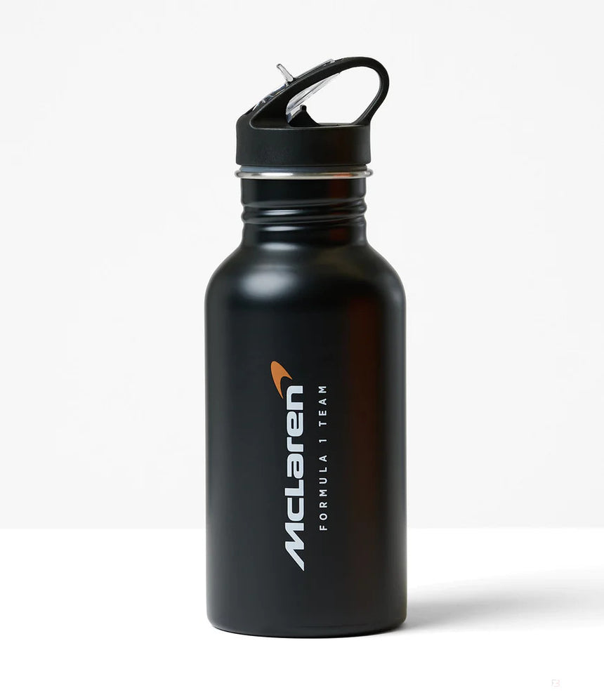 McLaren water bottle, Castore, stainless steel, 450ml, black