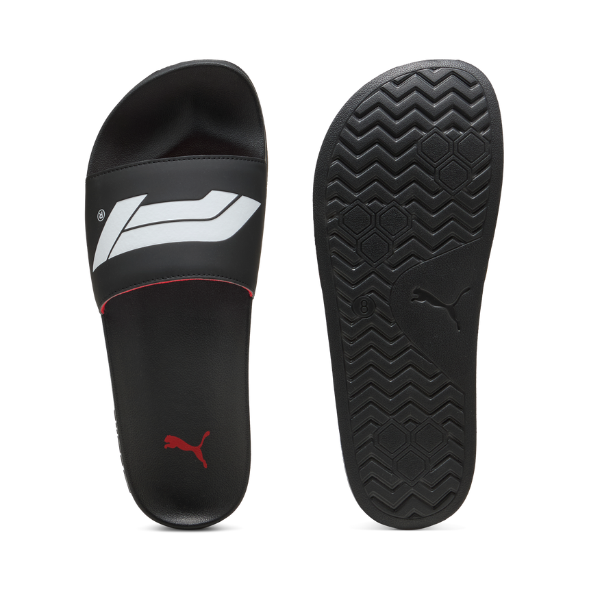 Pantofole con logo F1, Puma, Leadcat 2.0, nere
