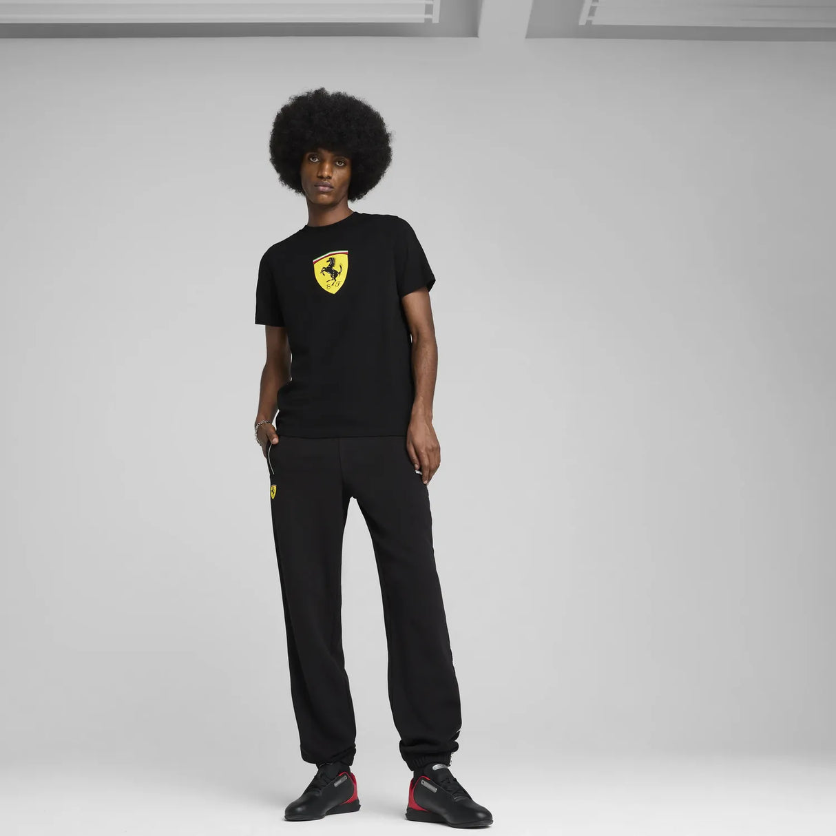 Ferrari Race Polo - Nero 🔥