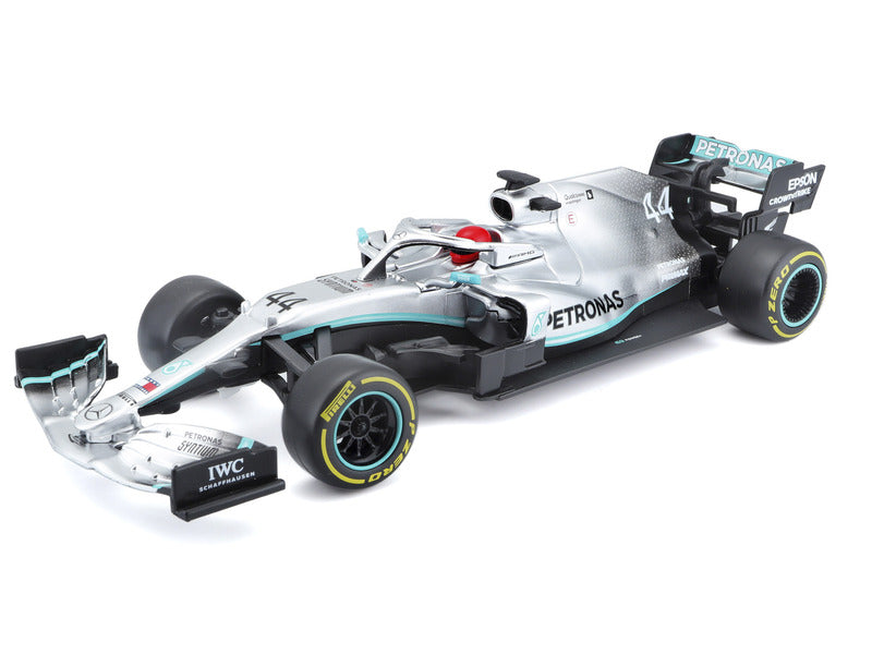 Auto radiocomandata Mercedes, Maisto Tech RC, Lewis Hamilton, scala 1:24, n. 44, W10 EQ Power+