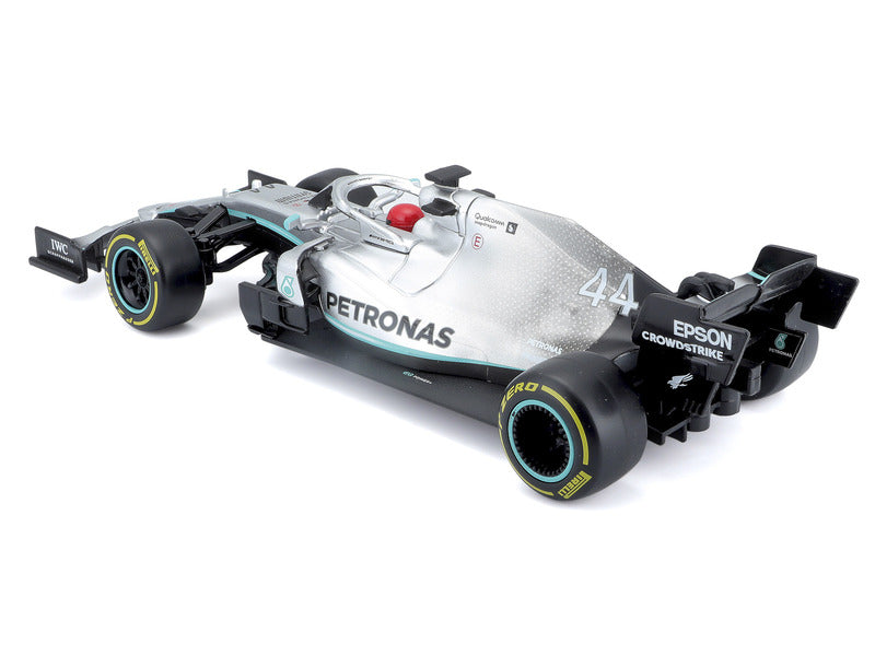 Auto radiocomandata Mercedes, Maisto Tech RC, Lewis Hamilton, scala 1:24, n. 44, W10 EQ Power+
