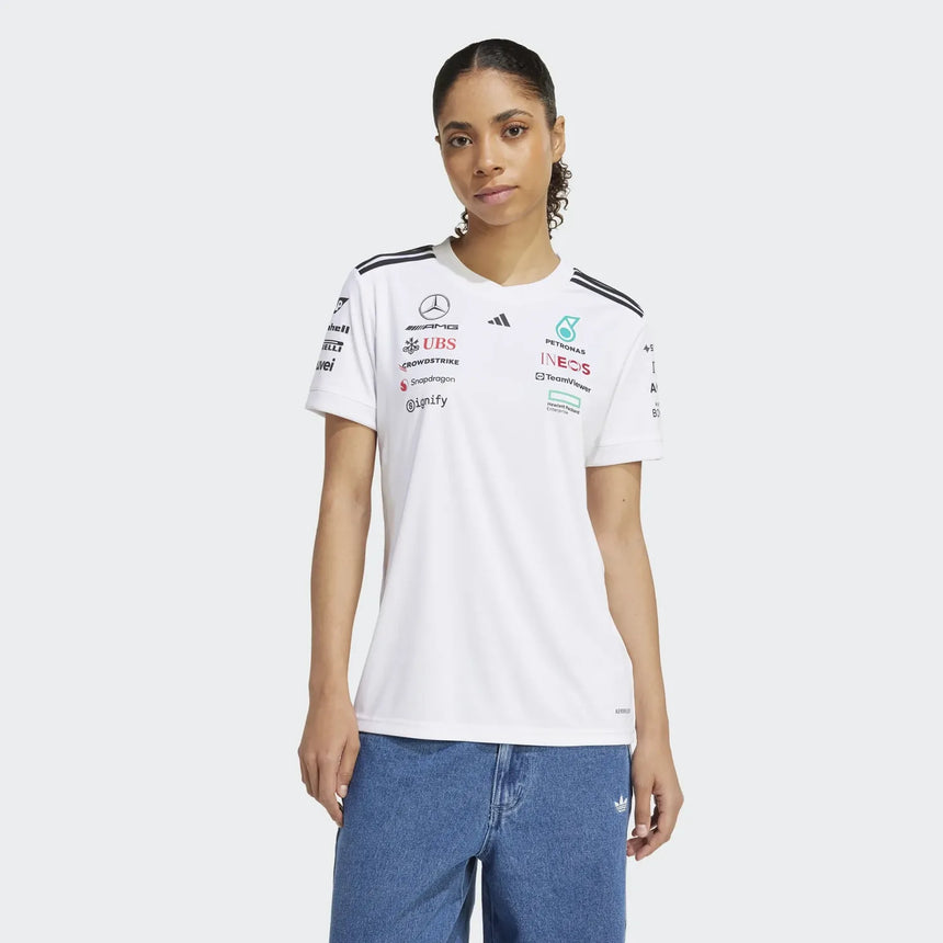 Mercedes Kurzarm-Piloten-T-Shirt – Damen 🔥