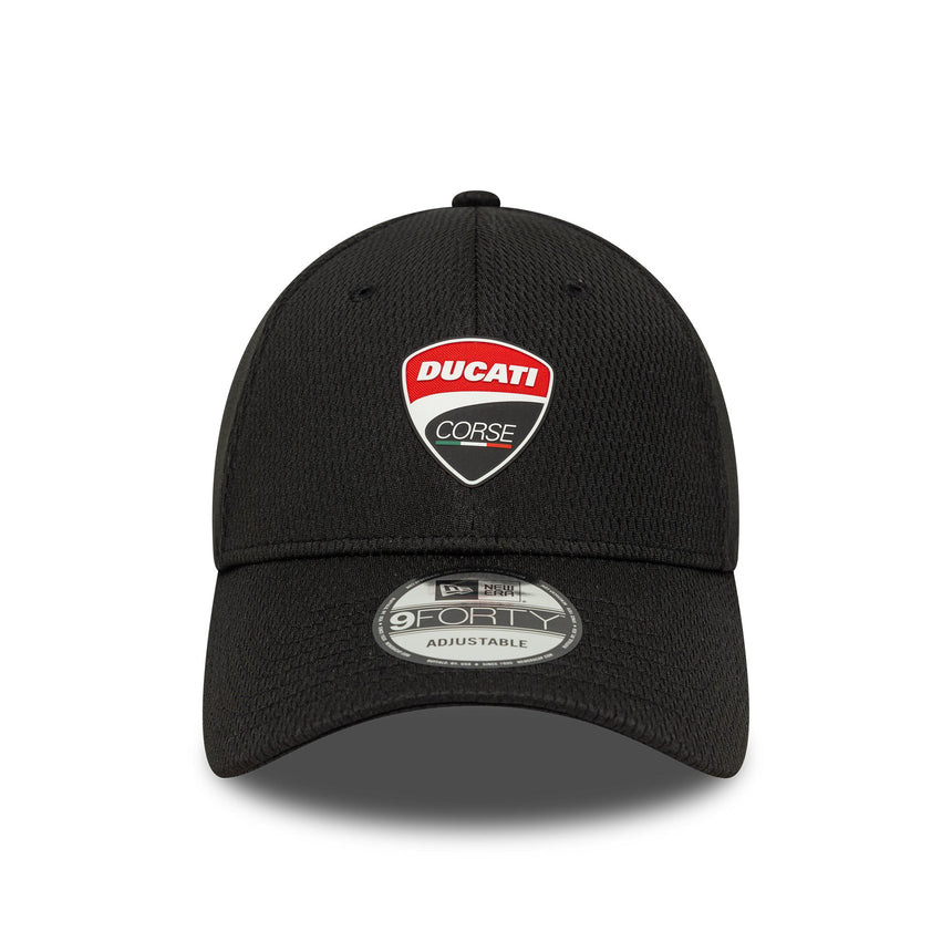 Cappellino Ducati, dashmark mesh, 39THIRTY, New Era, nero