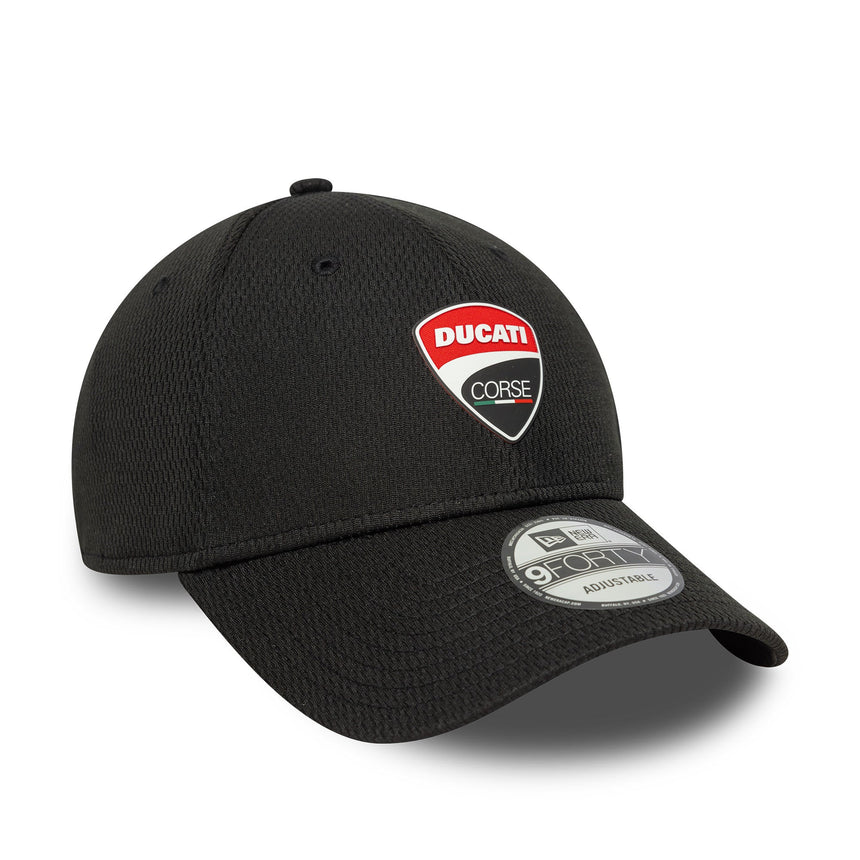 Cappellino Ducati, dashmark mesh, 39THIRTY, New Era, nero