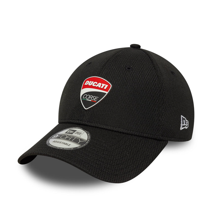 Cappellino Ducati, dashmark mesh, 39THIRTY, New Era, nero