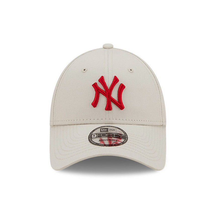 Cappellino dei New York Yankees, New Era, 9FORTY, essenziale, crema