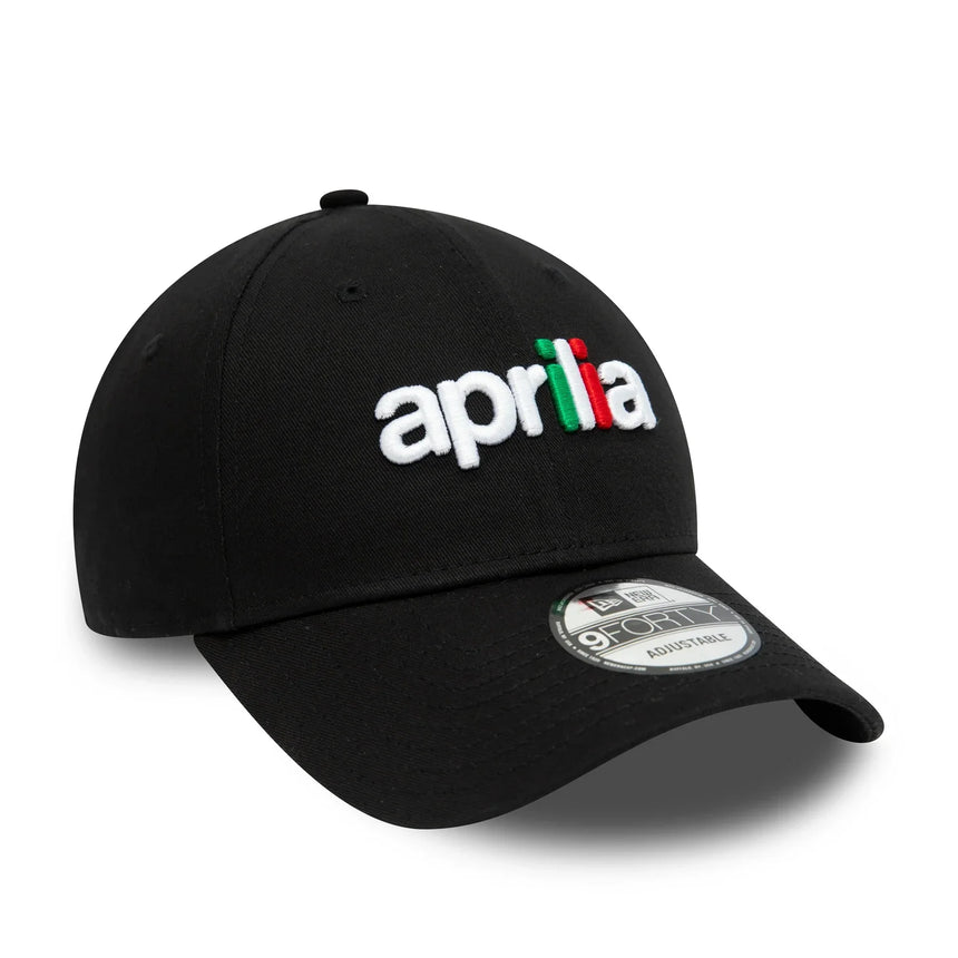 Cappellino Aprilia, Essential, New Era, 9FORTY, nero