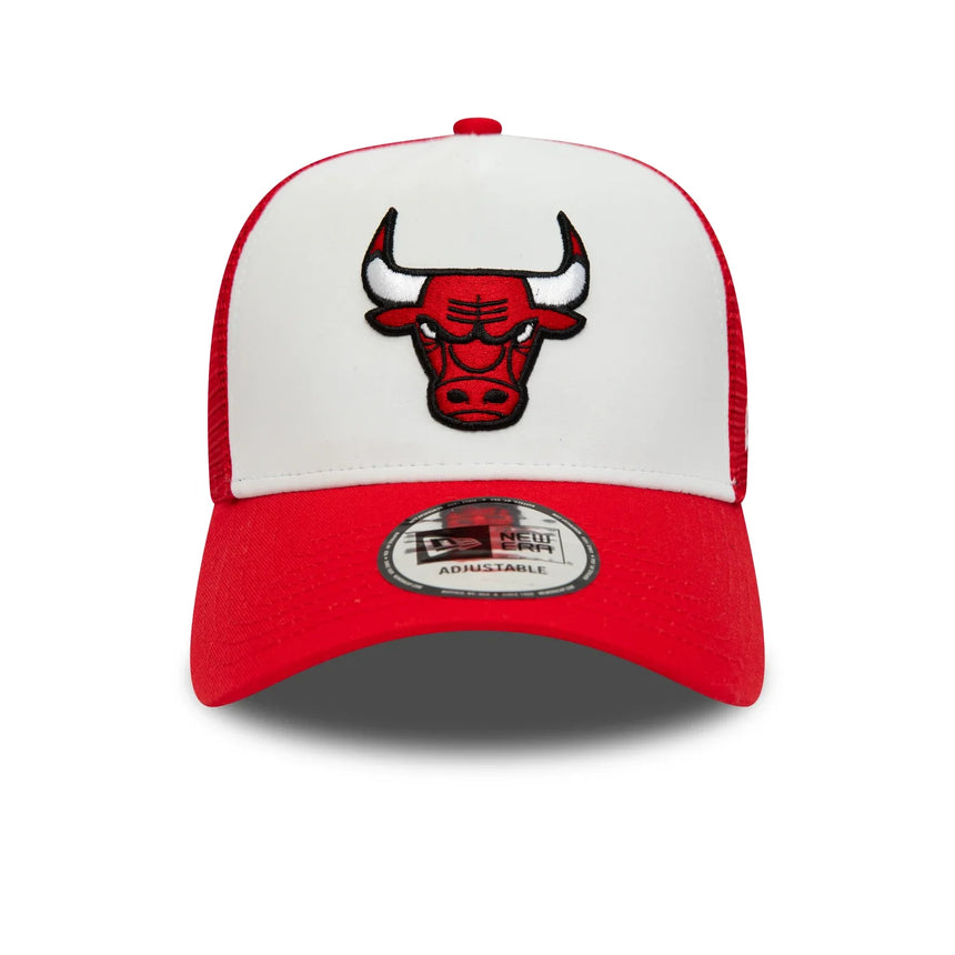 Cappellino Chicago Bulls, New Era, trucker, bianco