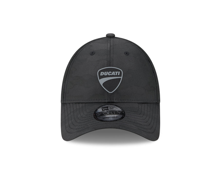 cappellino Ducati, New Era, 9FORTY, mimetico, nero