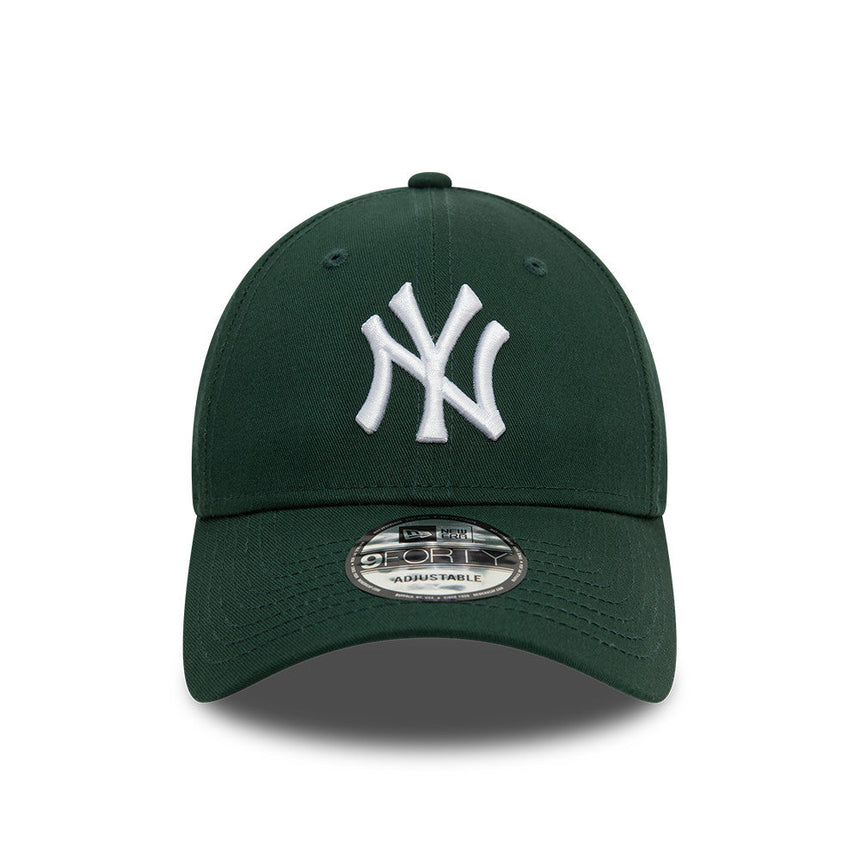 Cappellino New York Yankees, New Era, 9FORTY, essenziale, verde scuro