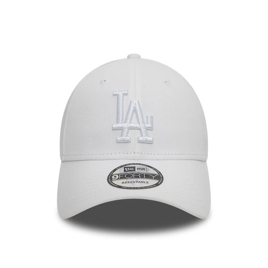 Cappellino Los Angeles Dodgers, New Era, 9FORTY, essenziale, bianco