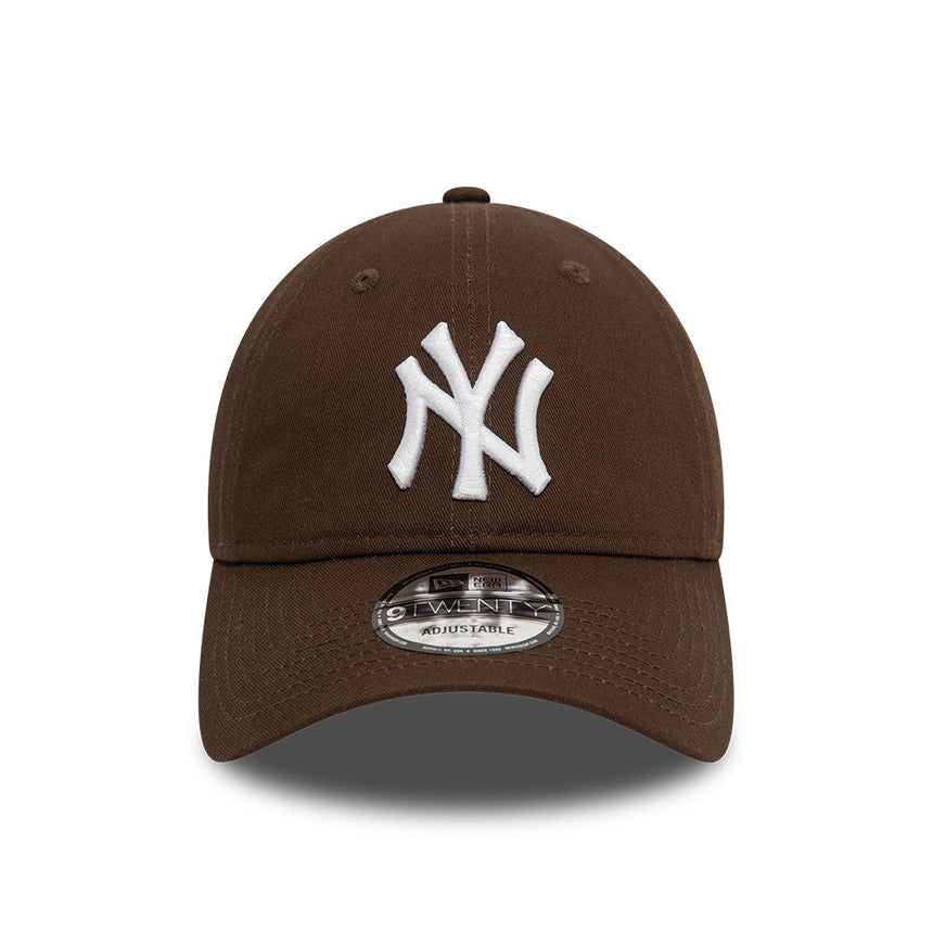 Cappellino New York Yankees, New Era, 9TWENTY, essenziale, marrone