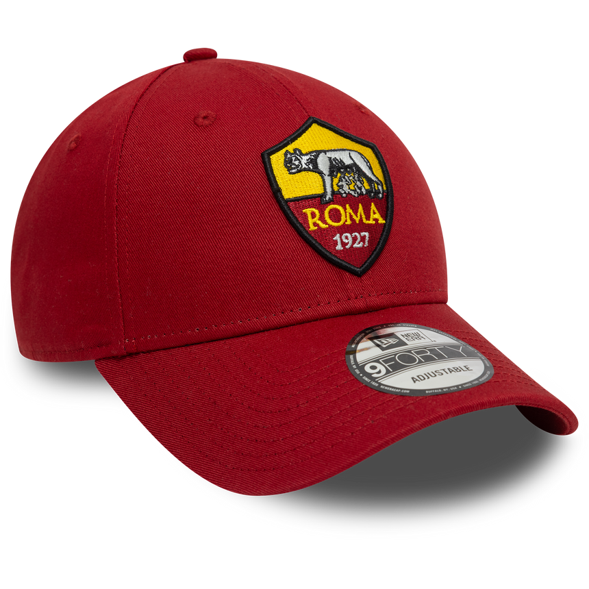 Cappellino AS Roma, New Era, 9FORTY, Core, rosso