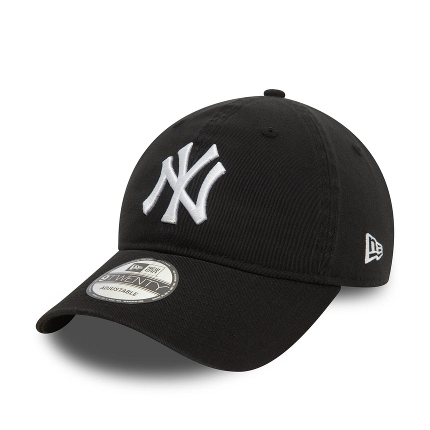 Cappellino New York Yankees, lavato, New Era, 9TWENTY, nero