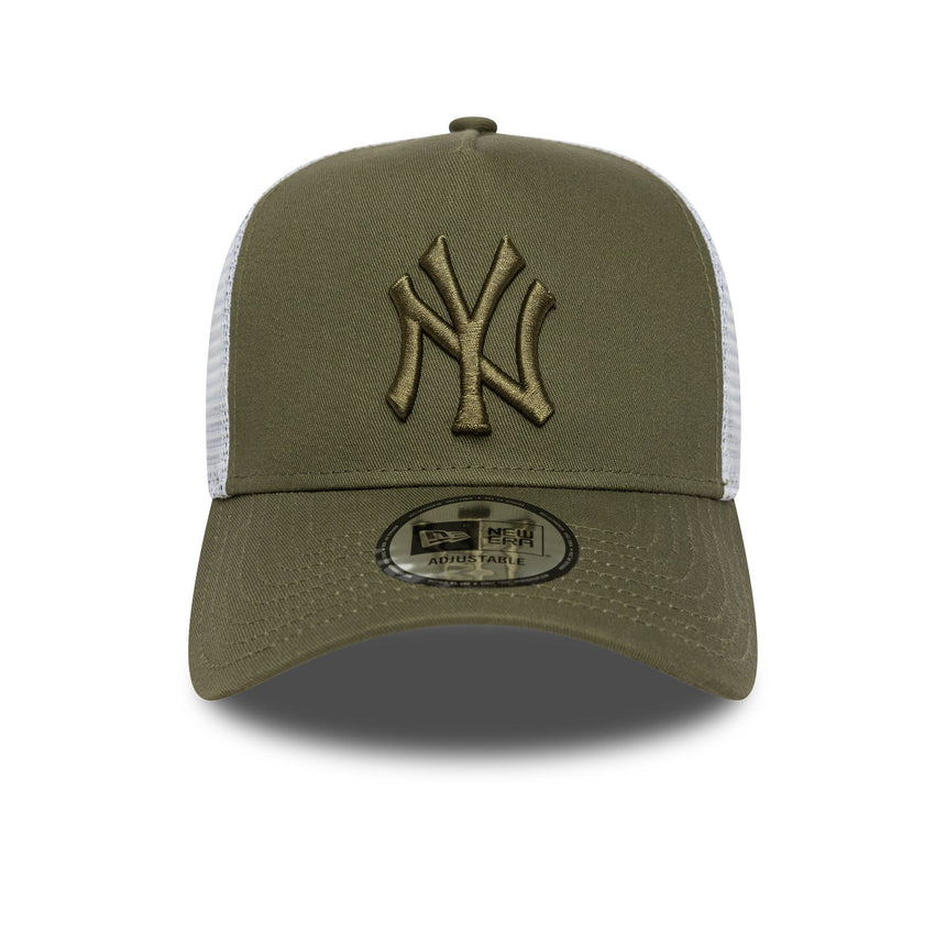 Cappellino New York Yankees, New Era, trucker, essenziale, kaki