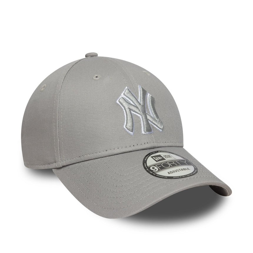Cappellino New York Yankees, New Era, 9FORTY, outline pop, grigio