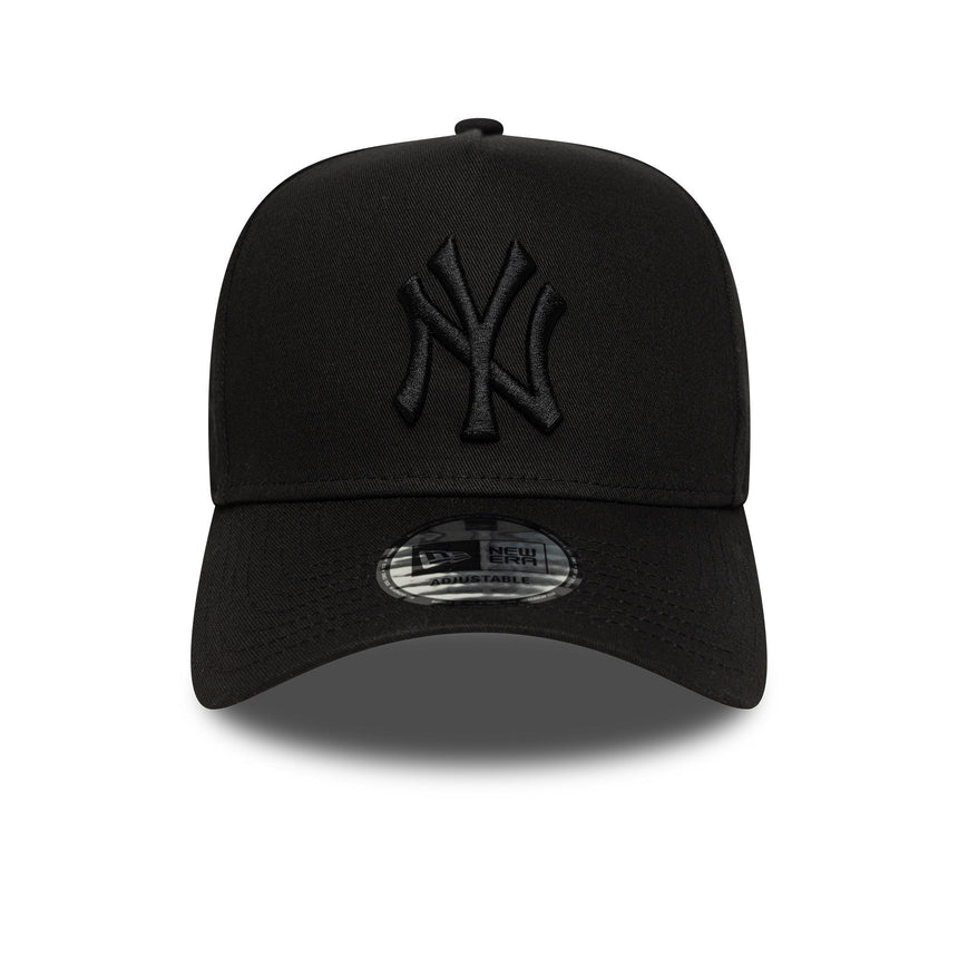 Cappellino dei New York Yankees, New Era, essenziale, nero totale