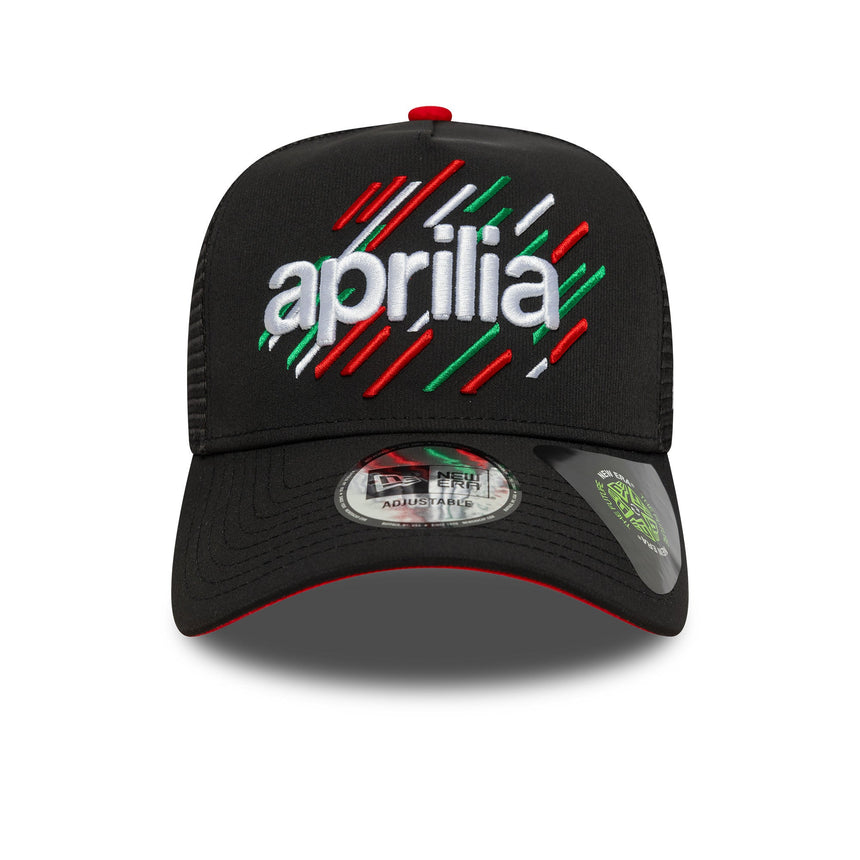 Aprila, cappello trucker, A-Frame, nero