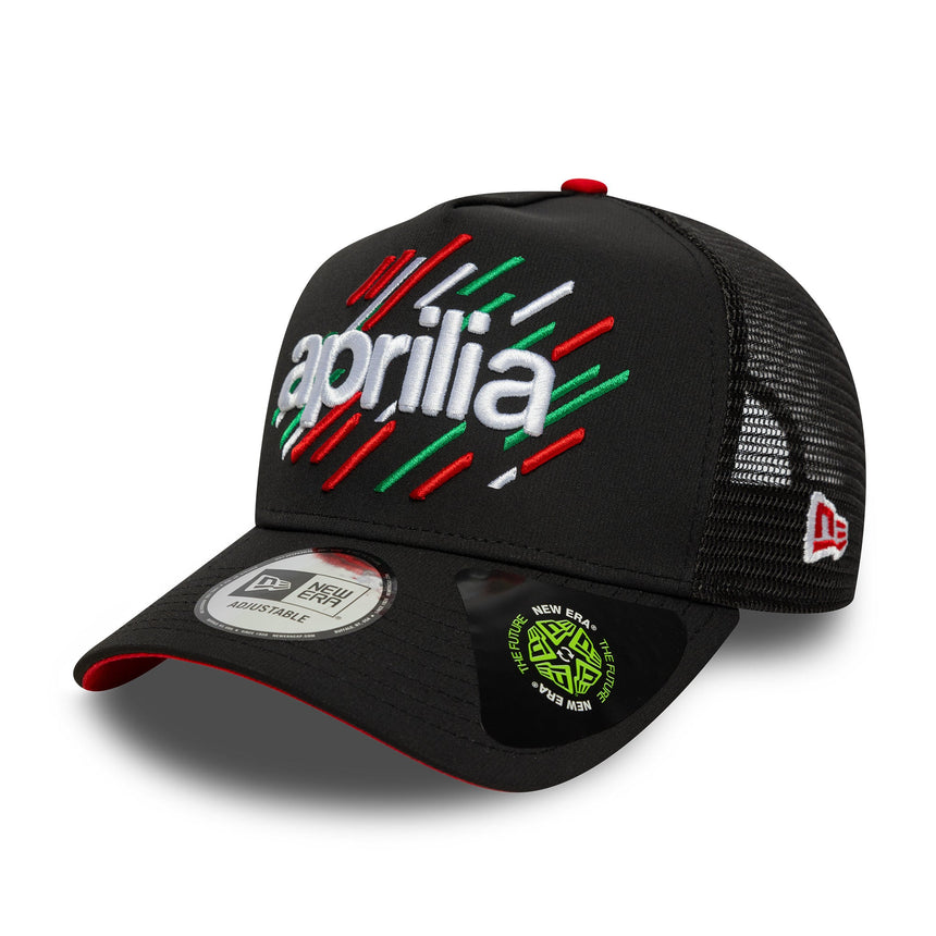Aprila, cappello trucker, A-Frame, nero