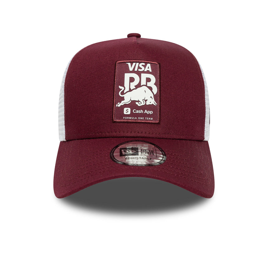 Cappellino Visa RB, trucker, stagionale, New Era, 9FORTY, bordò