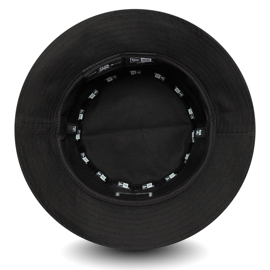 Cappello a secchiello Visa RB, stagionale, affusolato, New Era, 9FORTY, nero