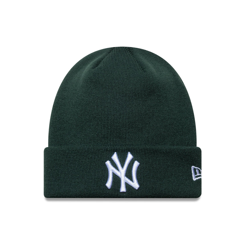 Cuffia a maglia dei New York Yankees, essenziale, New Era, verde