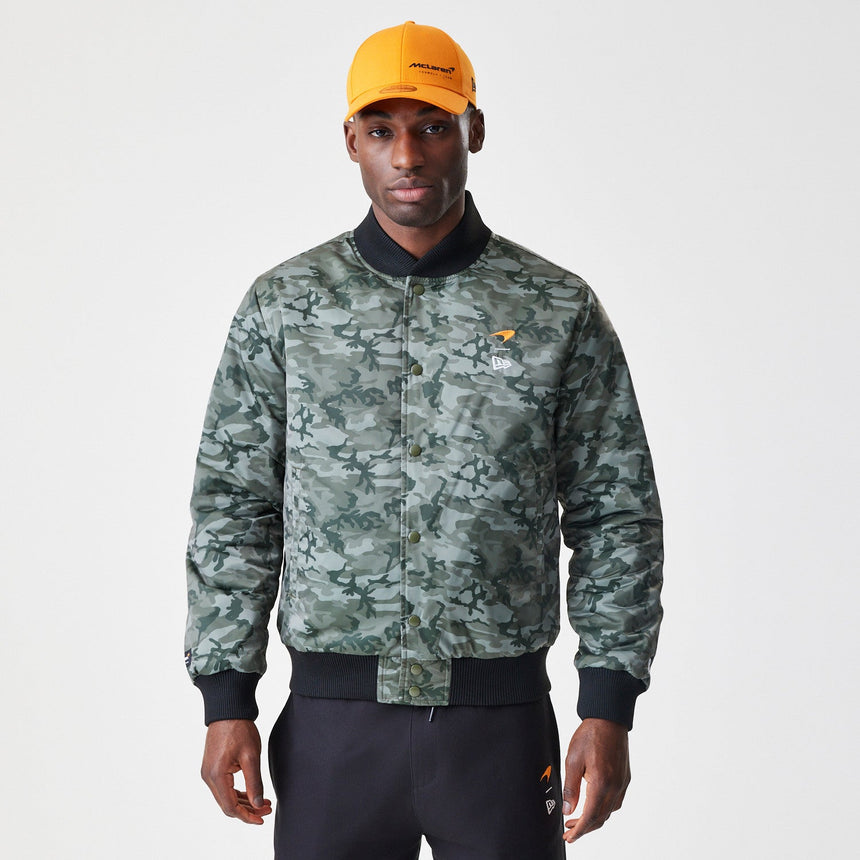 Giacca bomber McLaren, reversibile, New Era, multicolore
