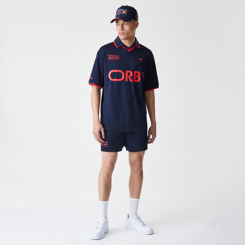 Shorts da calcio Red Bull Racing, New Era, blu